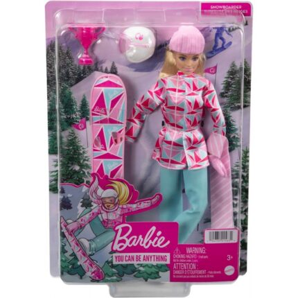 Barbie Muñeca Rubia Deportista de Invierno