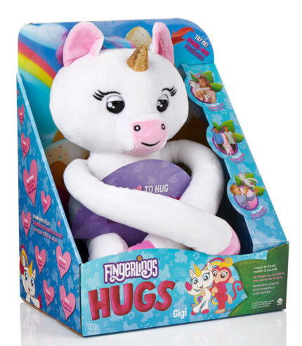 Juguete Unicornio abrazador Fingerlings